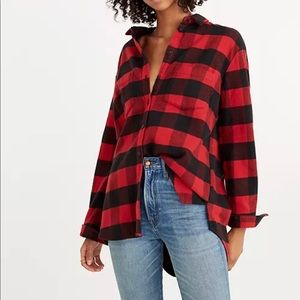 Madewell buffalo check ex-boyfriend shirt
